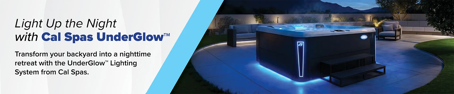 Calspas hot tub being used in a family setting - Mountain View