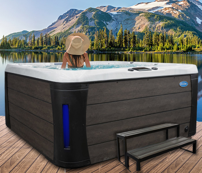 Calspas hot tub being used in a family setting - hot tubs spas for sale Mountain View